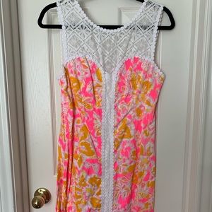 EUC 8 oh la la Lilly Pulitzer Sofia shift